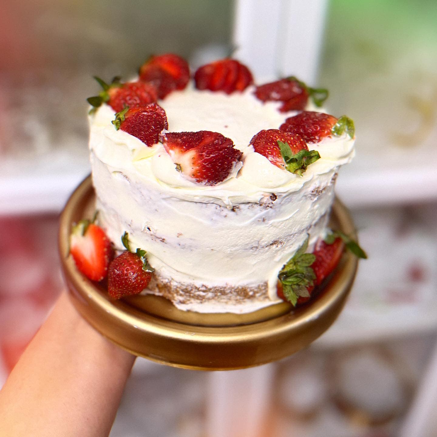 Strawberry & Cream Naked Cake Masterclass